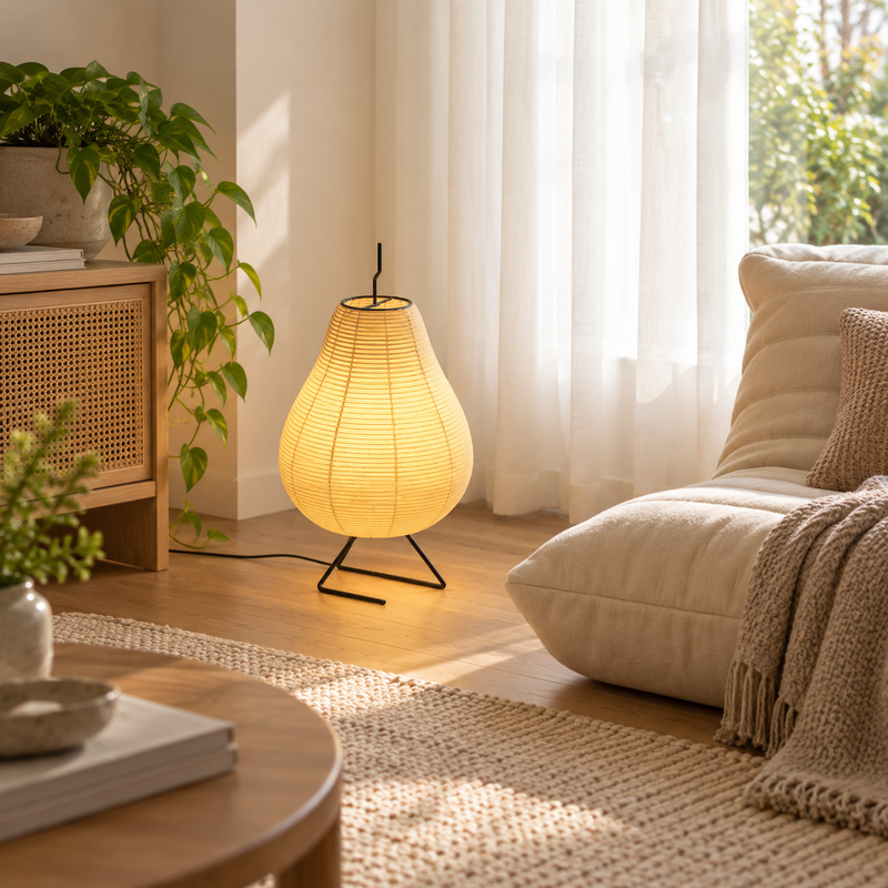 Isamu Paper Floor Lamp