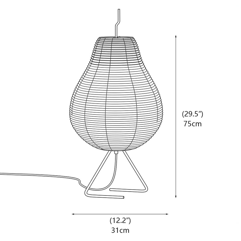 Isamu Paper Floor Lamp