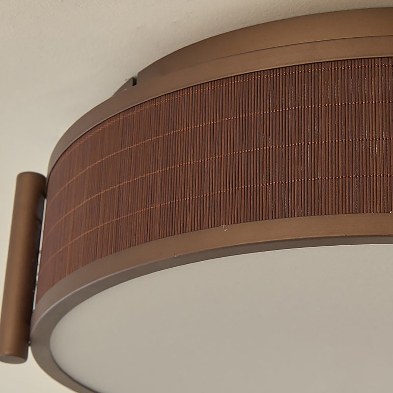 Jasper Bamboo Flush Mount