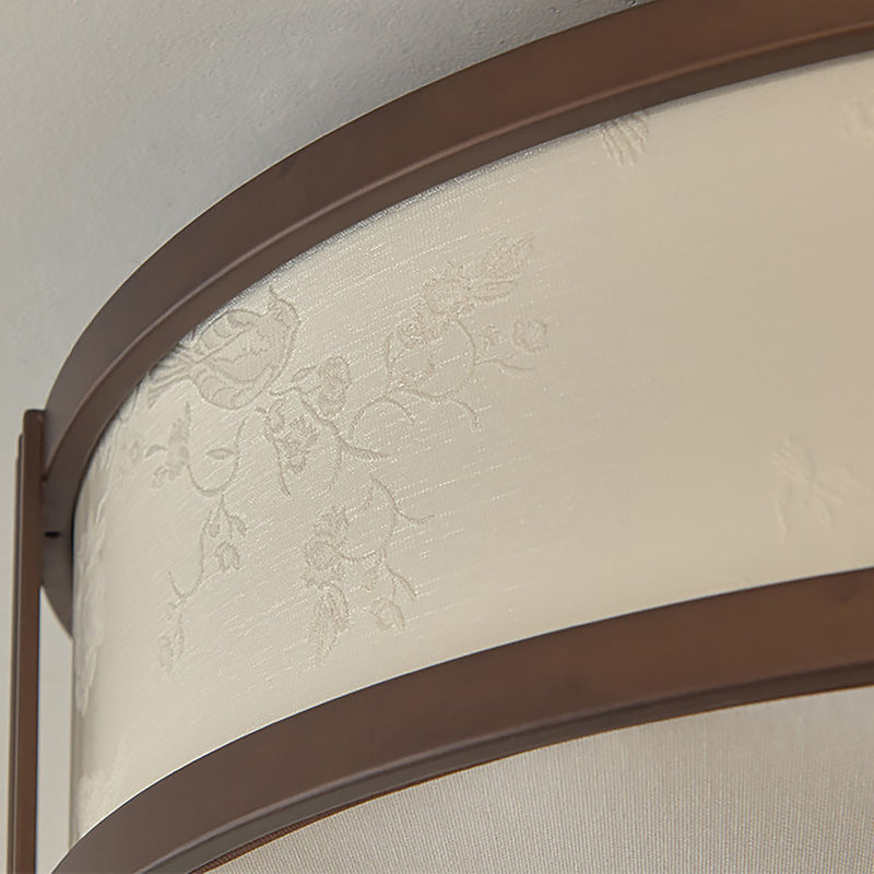Jasper Bamboo Flush Mount