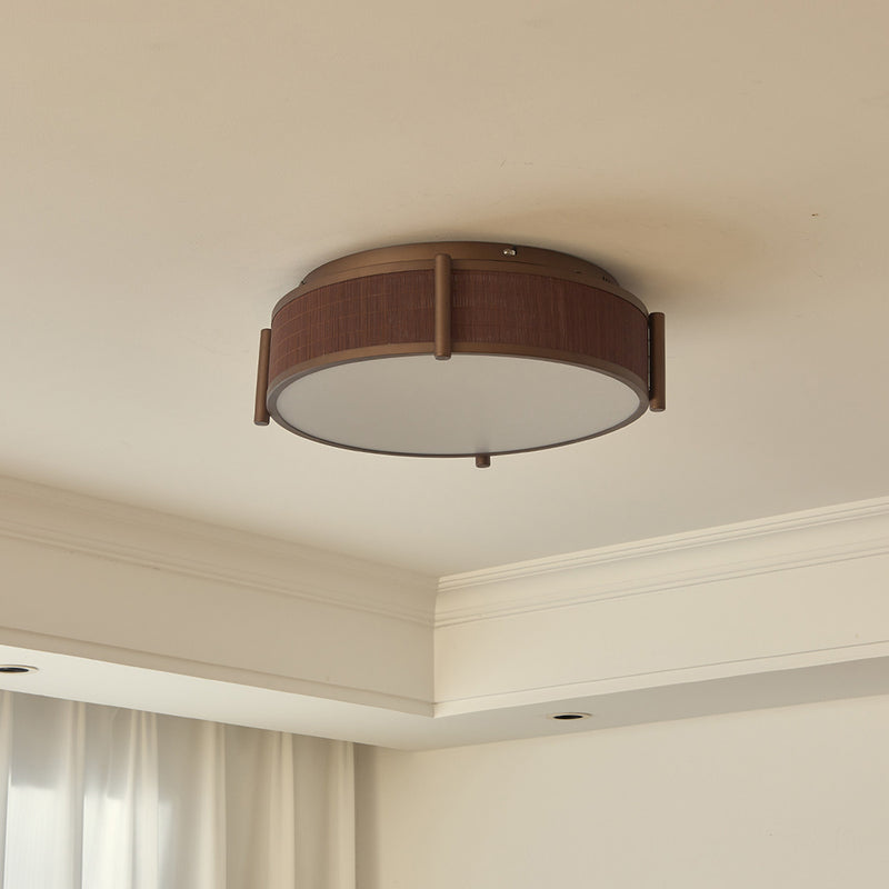 Jasper Bamboo Flush Mount