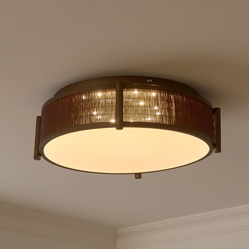 Jasper Bamboo Flush Mount