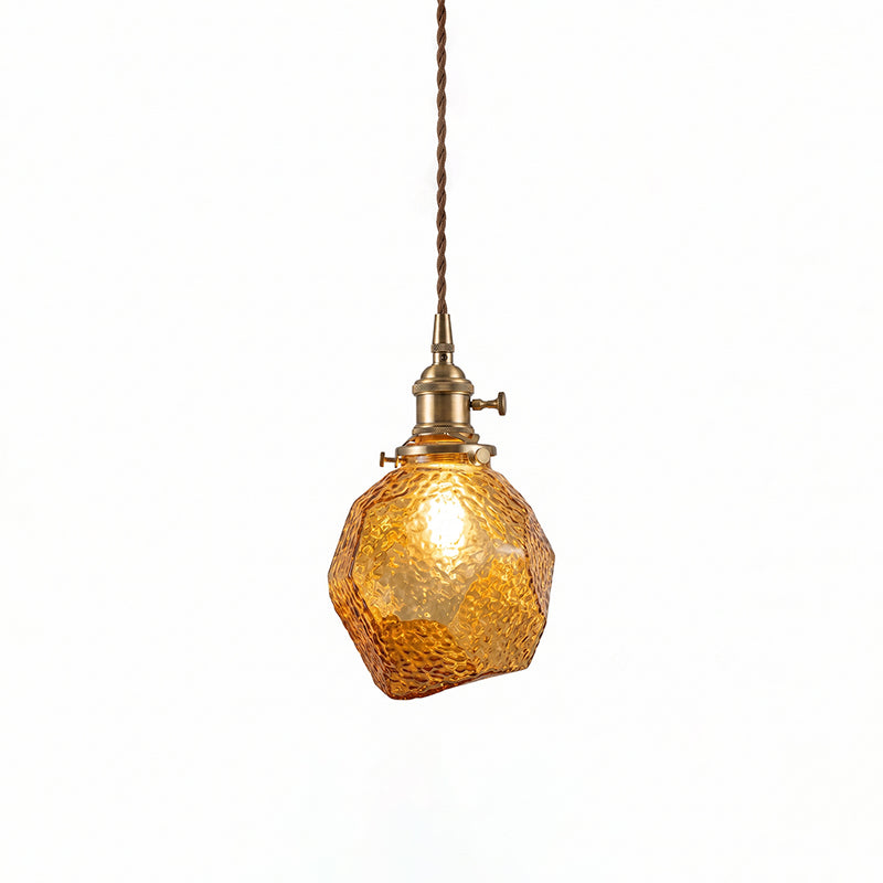 Jasper Faceted Pendant Lamp