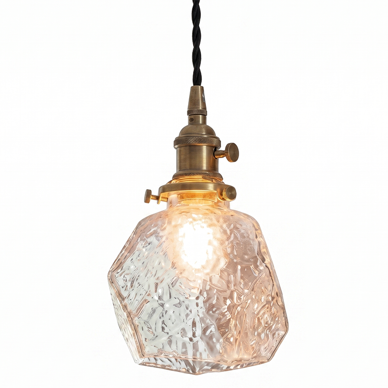 Jasper Faceted Pendant Lamp