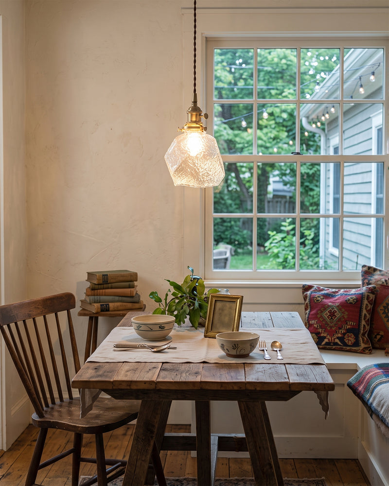 Jasper Faceted Pendant Lamp