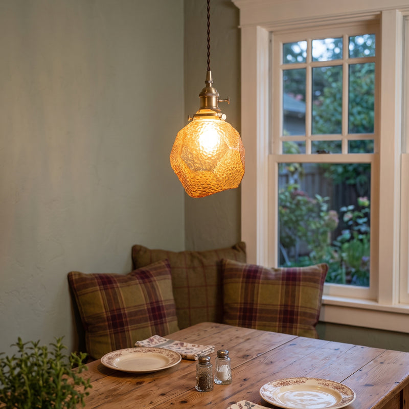 Jasper Faceted Pendant Lamp
