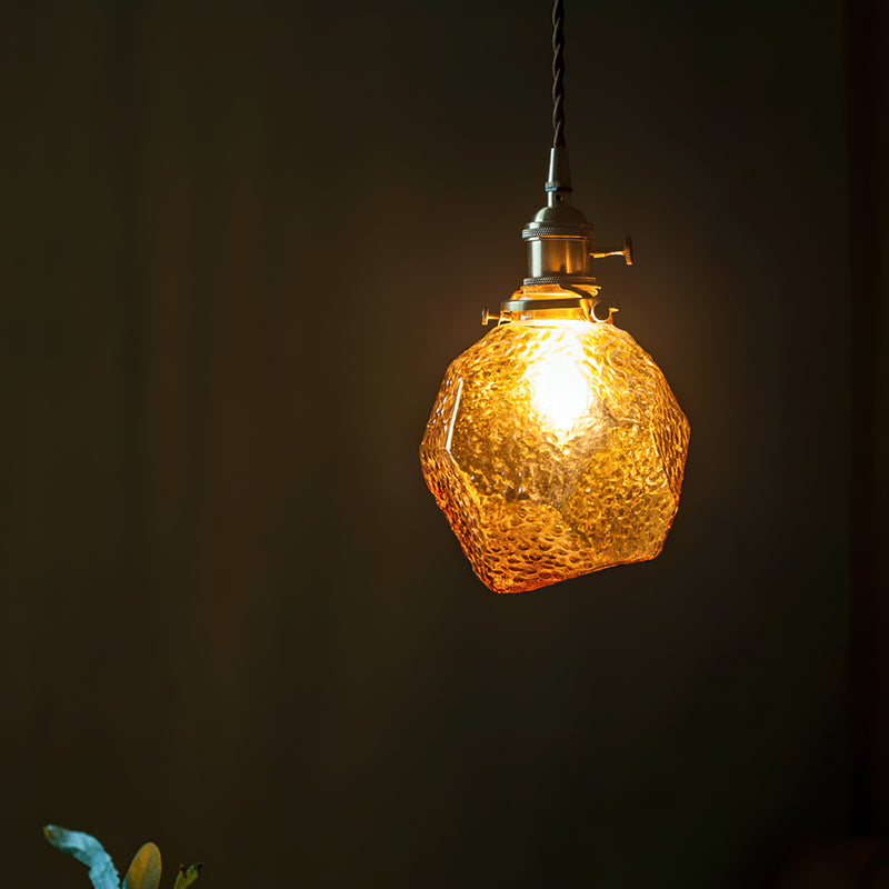 Jasper Faceted Pendant Lamp