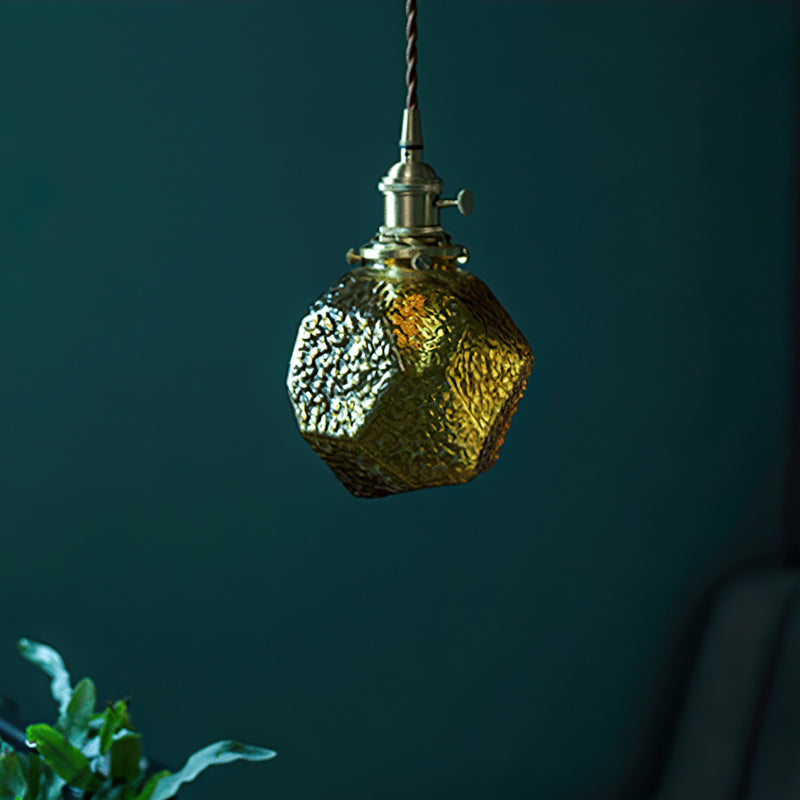 Jasper Faceted Pendant Lamp