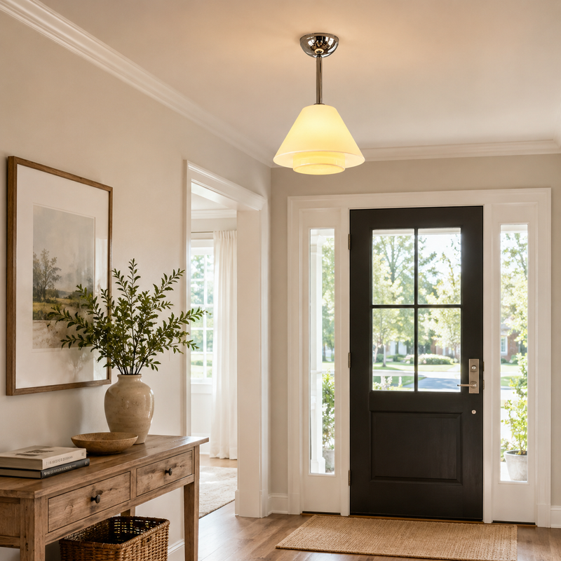 Jensen Semi-Flush Mount Ceiling Lamp