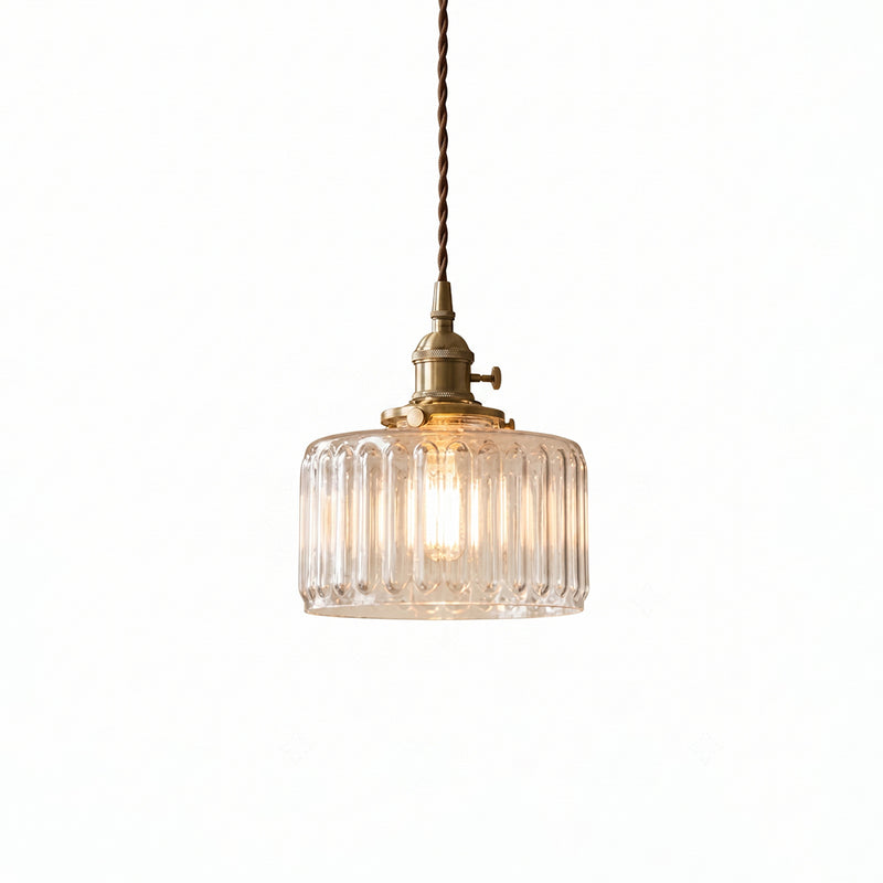 Julian Fluted Glass Pendant Lamp