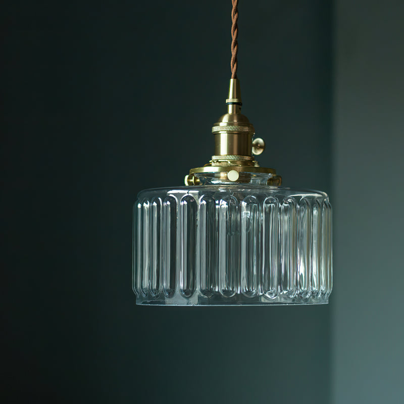 Julian Fluted Glass Pendant Lamp