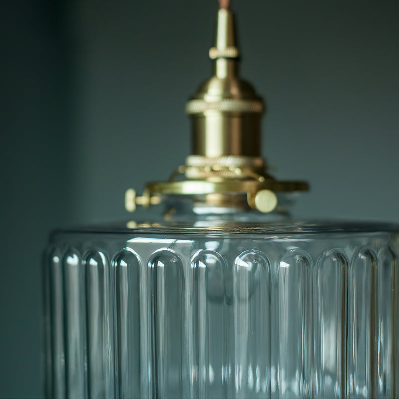 Julian Fluted Glass Pendant Lamp