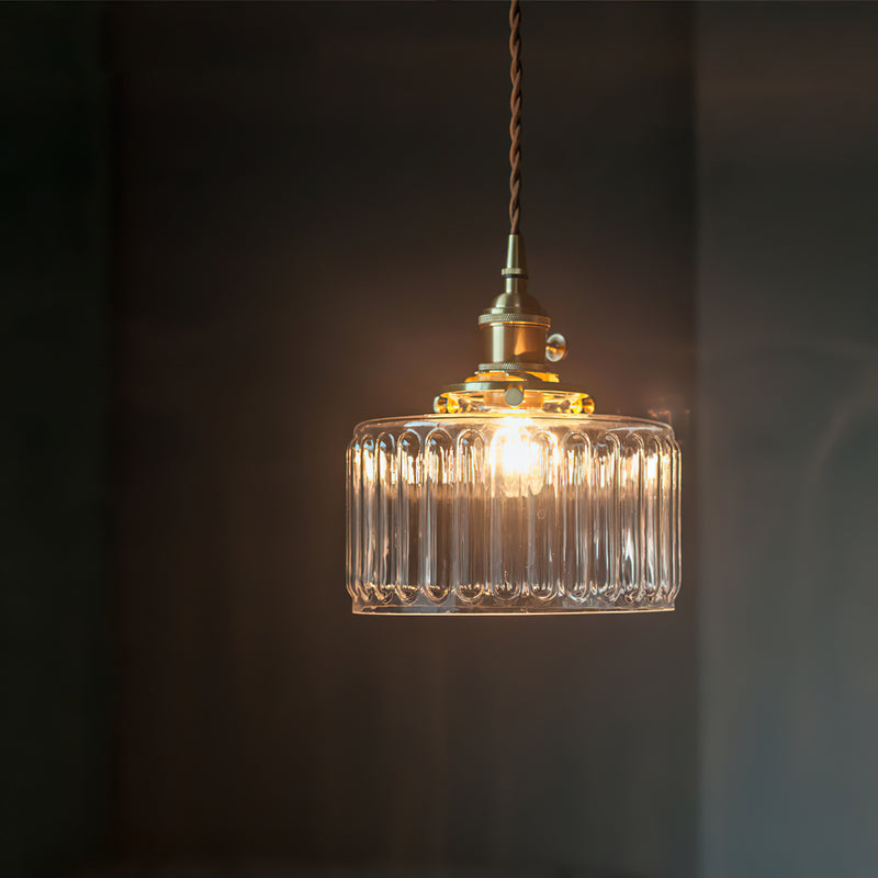 Julian Fluted Glass Pendant Lamp