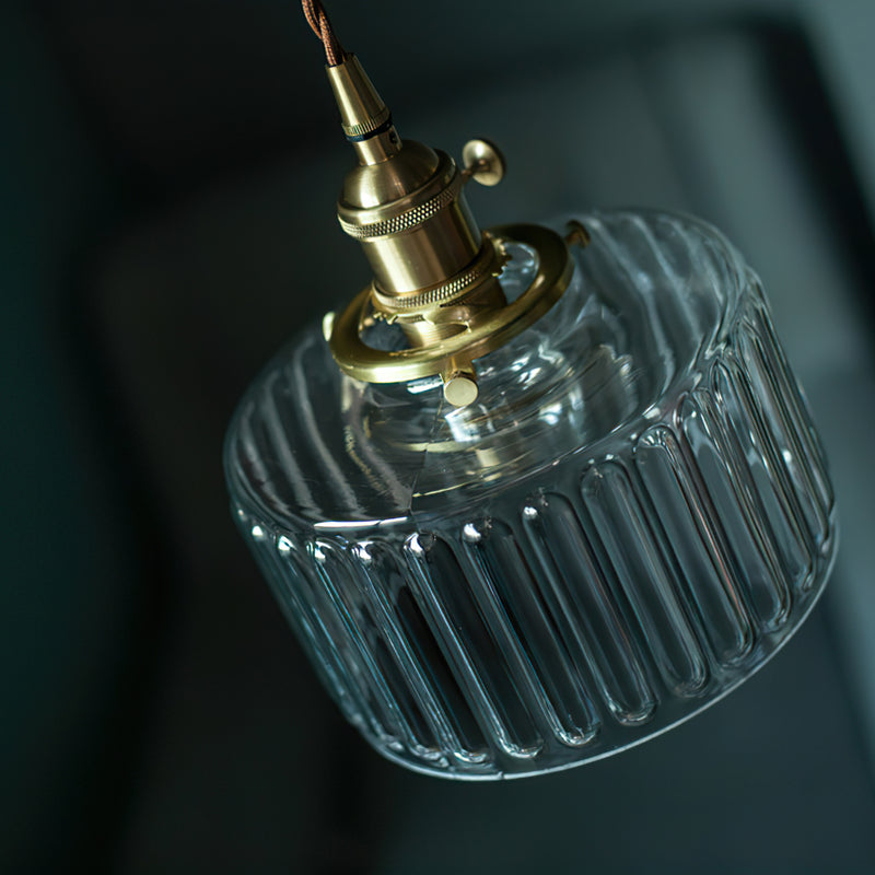Julian Fluted Glass Pendant Lamp