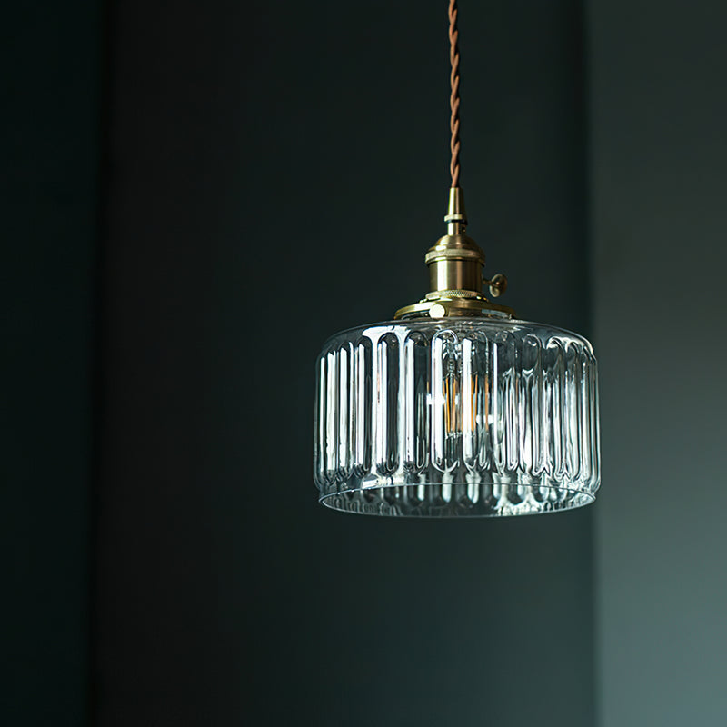 Julian Fluted Glass Pendant Lamp
