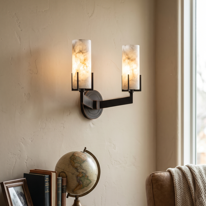 Kayla Alabaster Wall Lamp