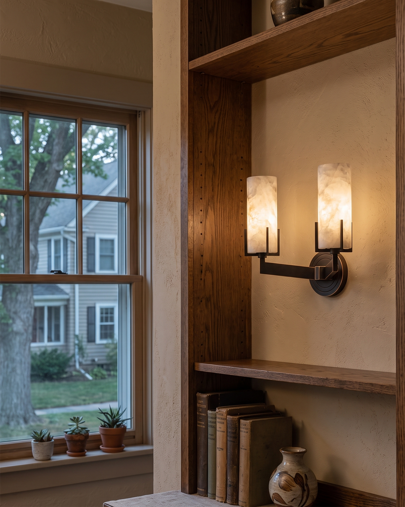 Kayla Alabaster Wall Lamp