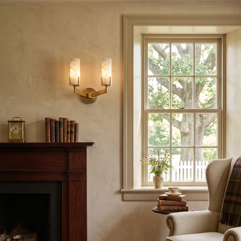 Kayla Alabaster Wall Lamp