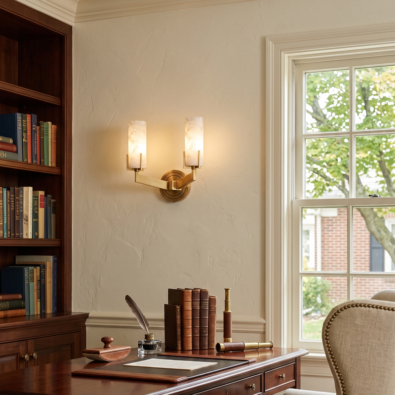 Kayla Alabaster Wall Lamp