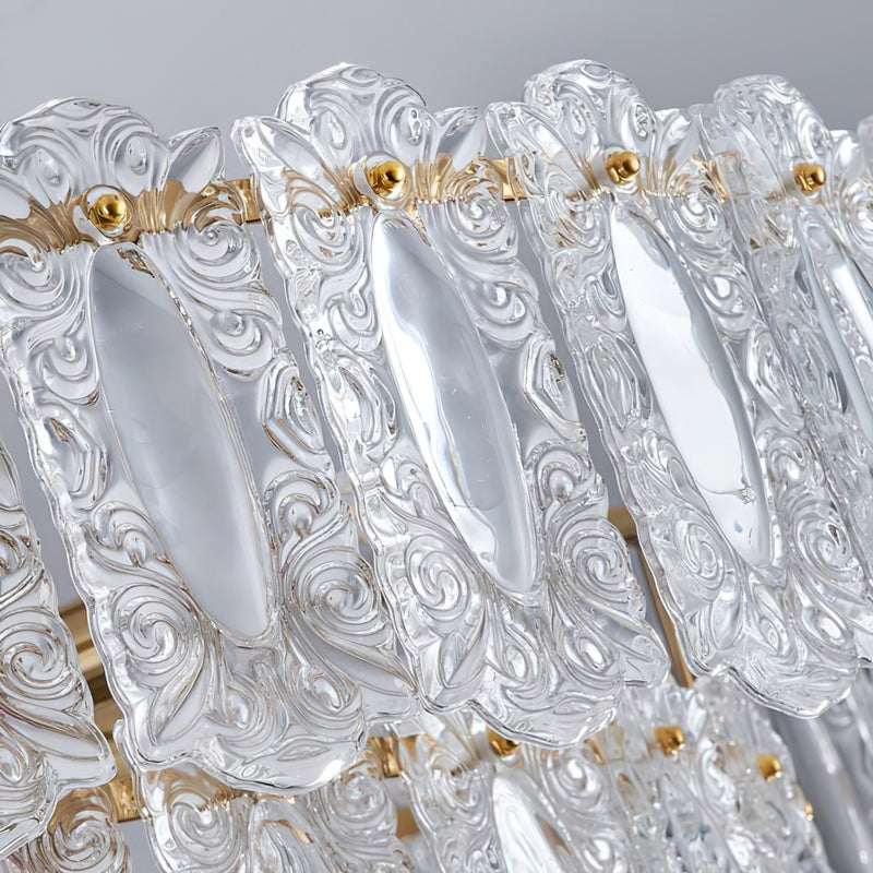 Kede Glass Semi-Flush Mount