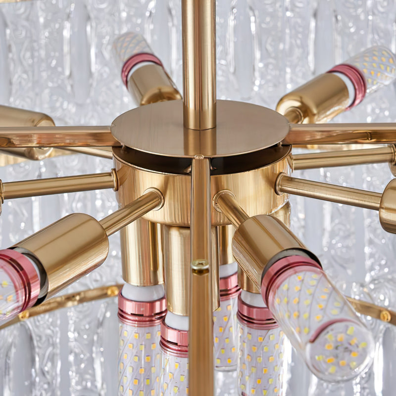Kede Glass Semi-Flush Mount