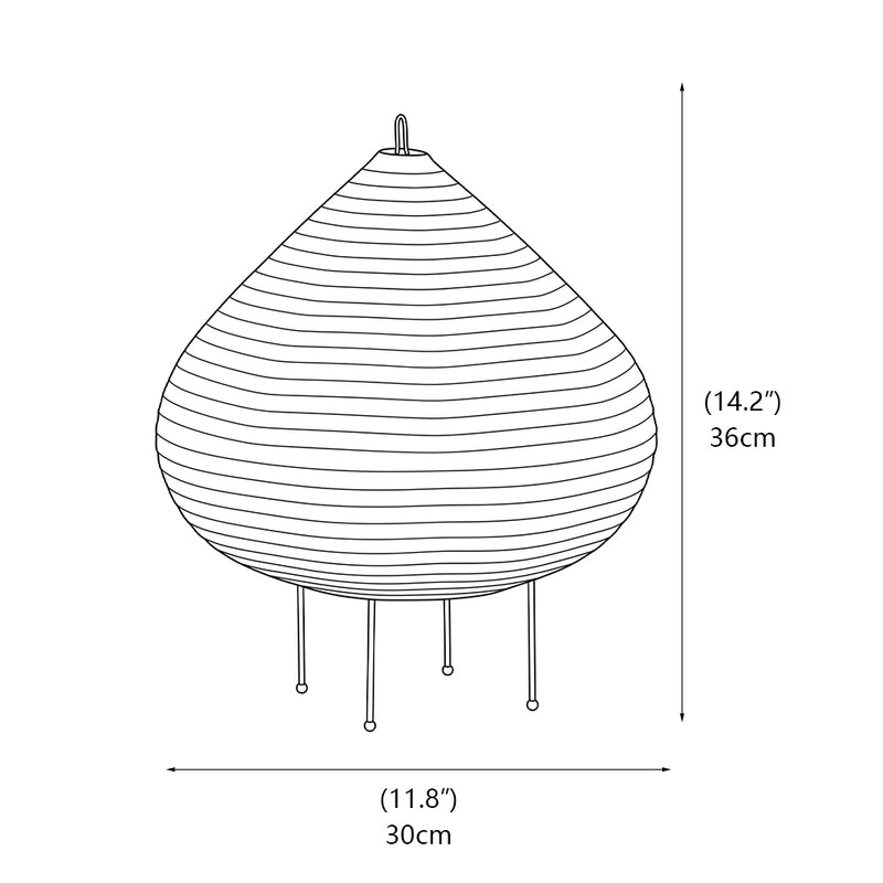Kenneth  Paper Table Lamp
