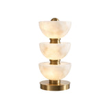 Kingsley Tiered Alabaster Table Lamp
