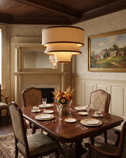Kingsley Tiered Fabric Chandelier – detail 12