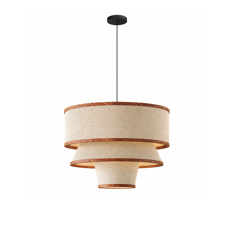 Kingsley Tiered Fabric Chandelier