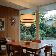 Kingsley Tiered Fabric Chandelier – detail 5
