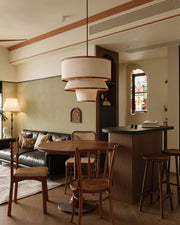 Kingsley Tiered Fabric Chandelier – detail 7