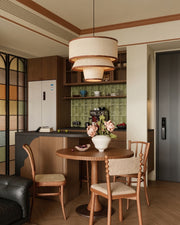 Kingsley Tiered Fabric Chandelier – detail 9