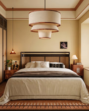 Kingsley Tiered Fabric Chandelier – detail 11