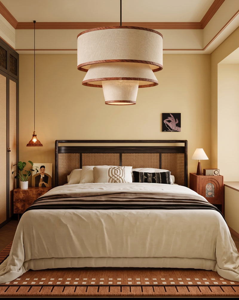 Kingsley Tiered Fabric Chandelier – detail 11