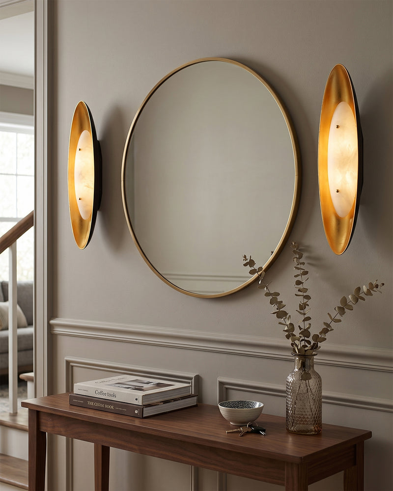 Lance Alabaster Wall Sconce