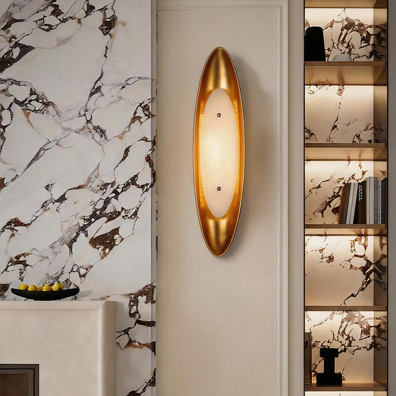 Lance Alabaster Wall Sconce