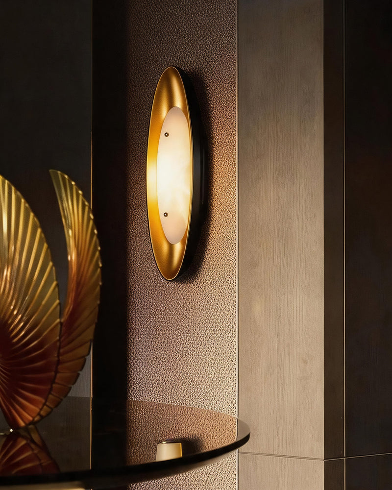 Lance Alabaster Wall Sconce