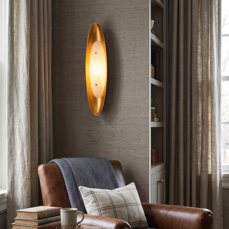 Lance Alabaster Wall Sconce