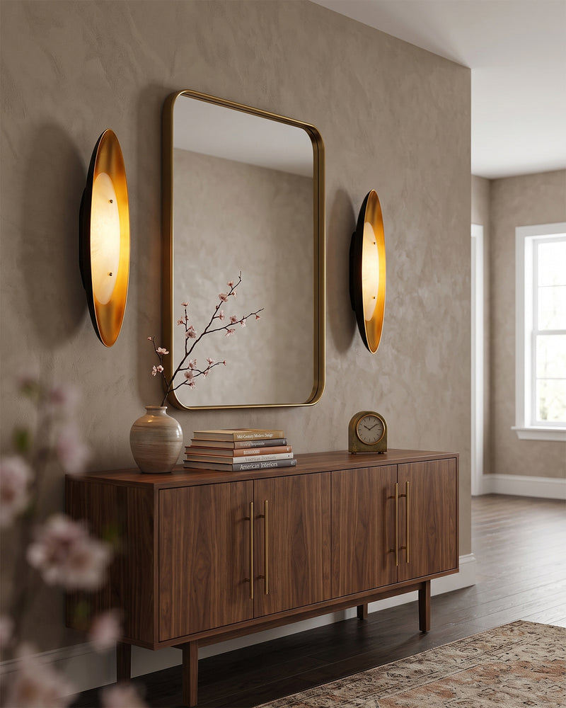 Lance Alabaster Wall Sconce