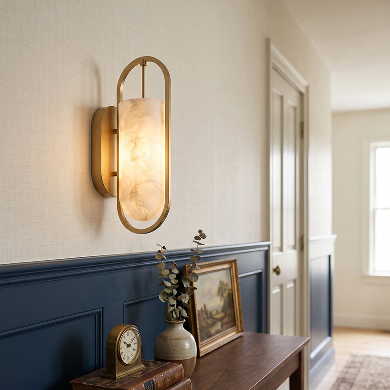 Langley Alabaster Sconce