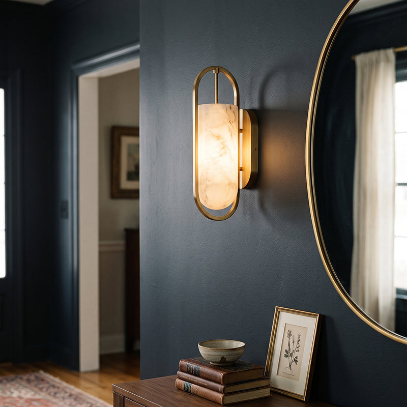 Langley Alabaster Sconce