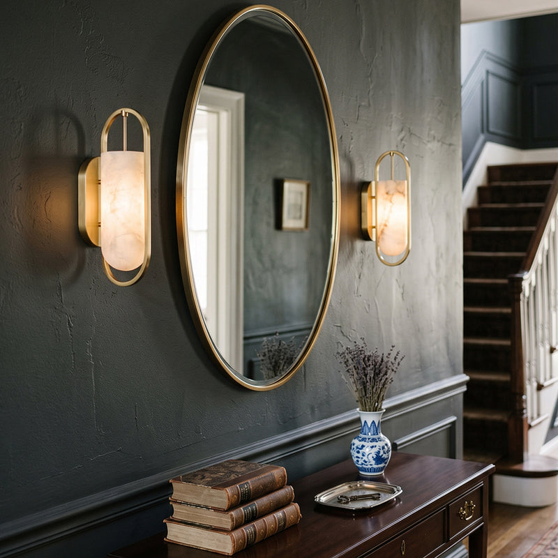 Langley Alabaster Sconce