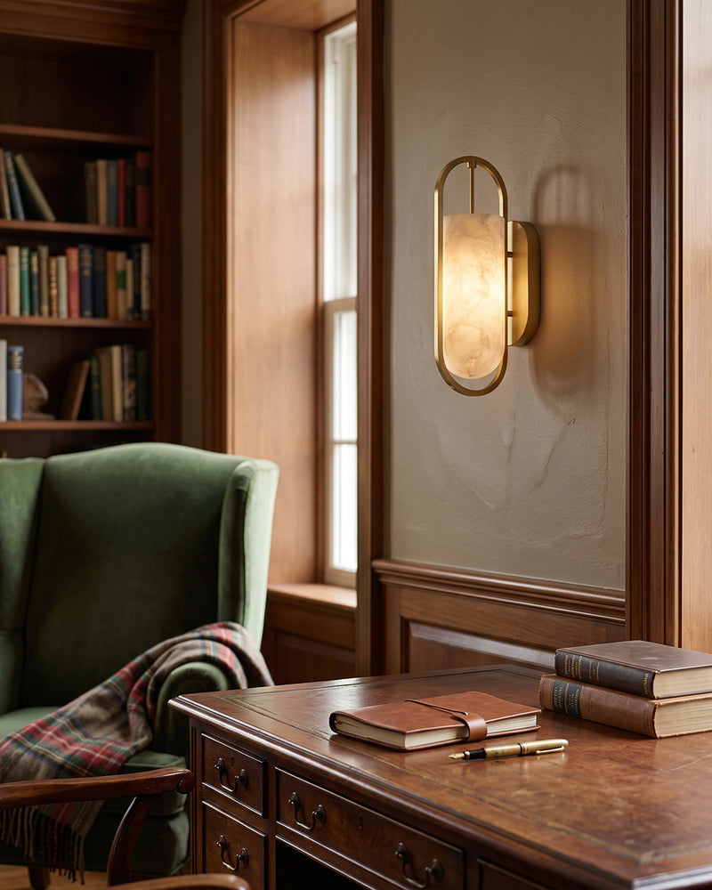 Langley Alabaster Sconce