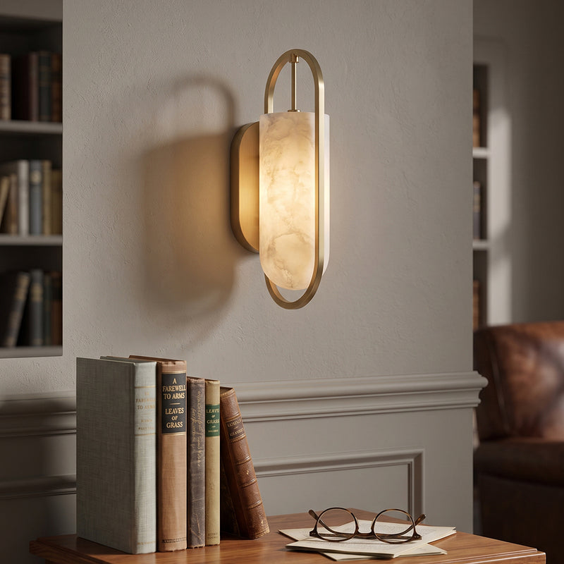 Langley Alabaster Sconce