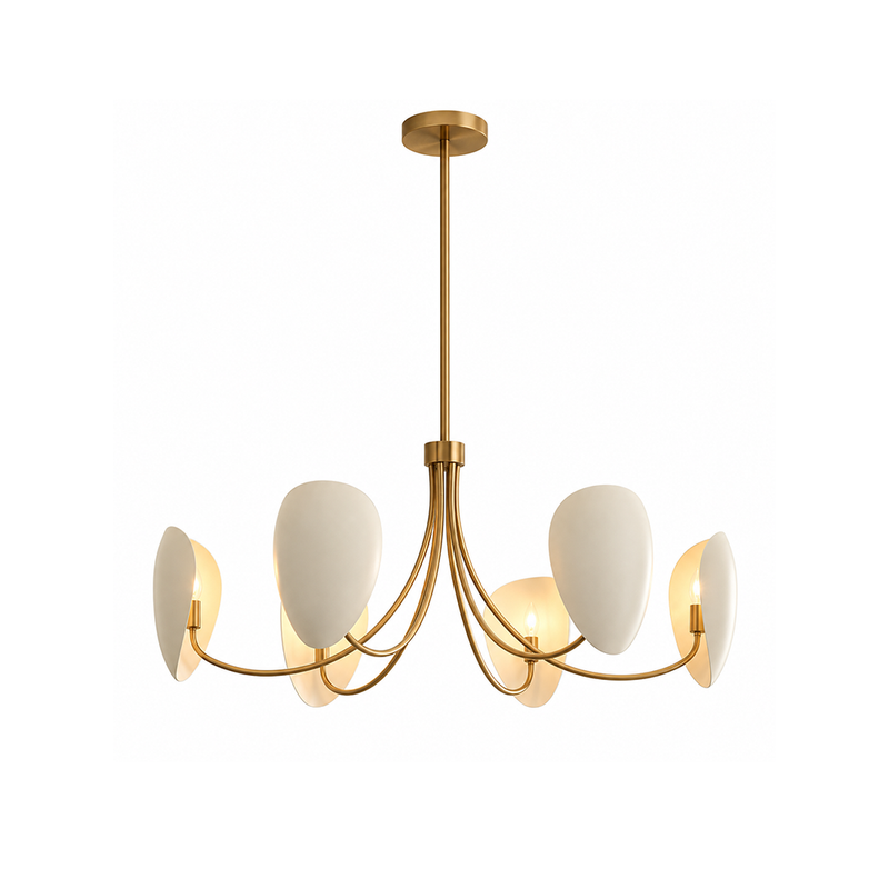 Leander Sculptural Petal Chandelier