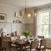 Leander Sculptural Petal Chandelier – detail 4