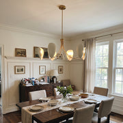Leander Sculptural Petal Chandelier – detail 7