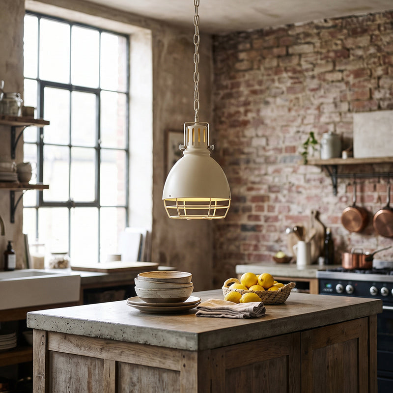 Leighton Industrial Caged Pendant