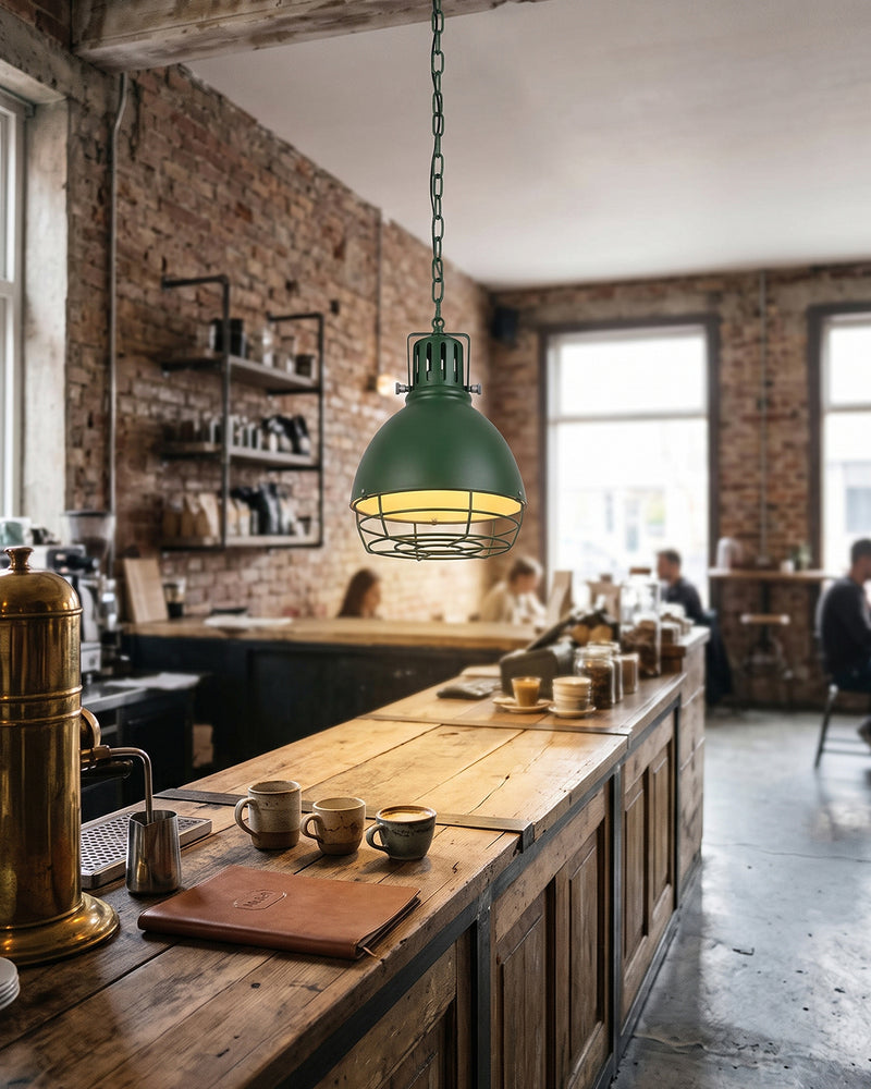 Leighton Industrial Caged Pendant