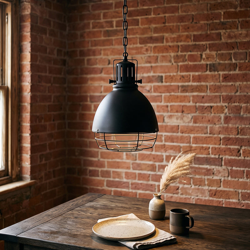 Leighton Industrial Caged Pendant